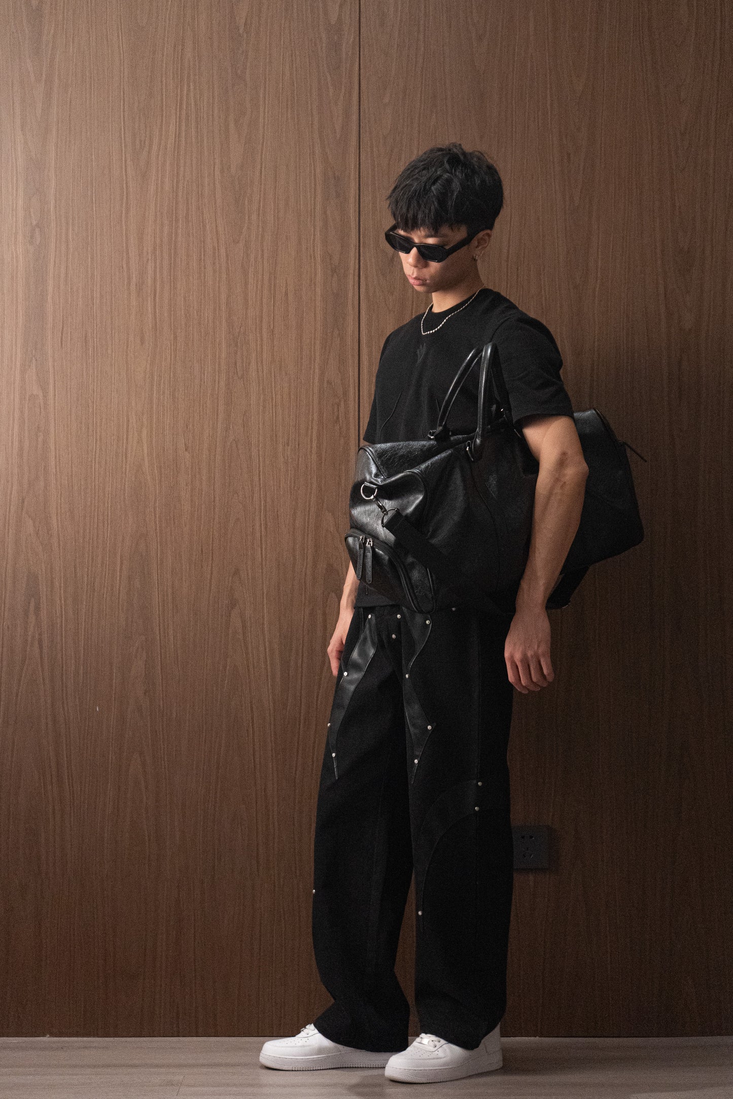 Sundown Faux Leather Denim