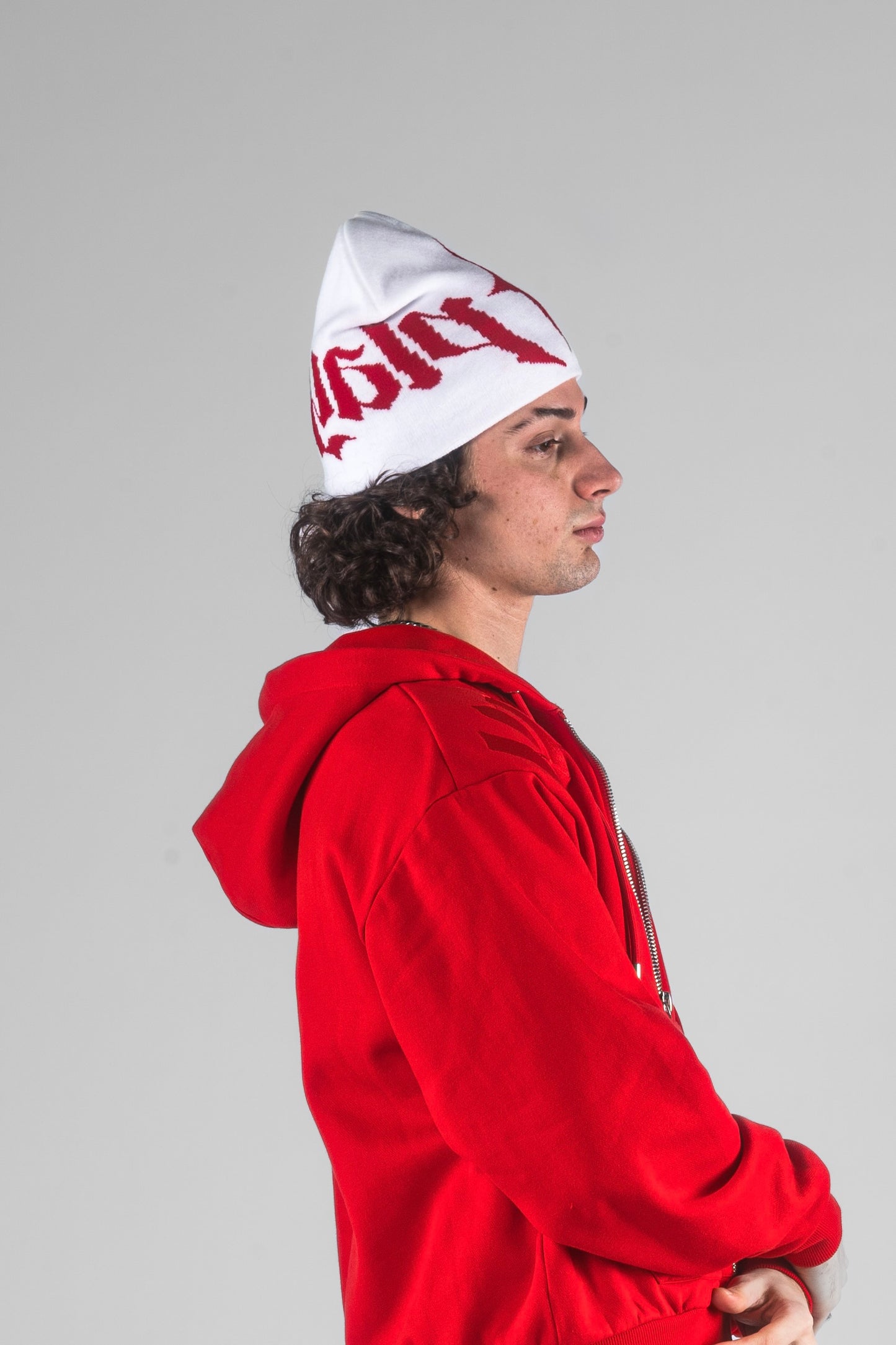 TWILIGHT SKULLCAP (Red/White)