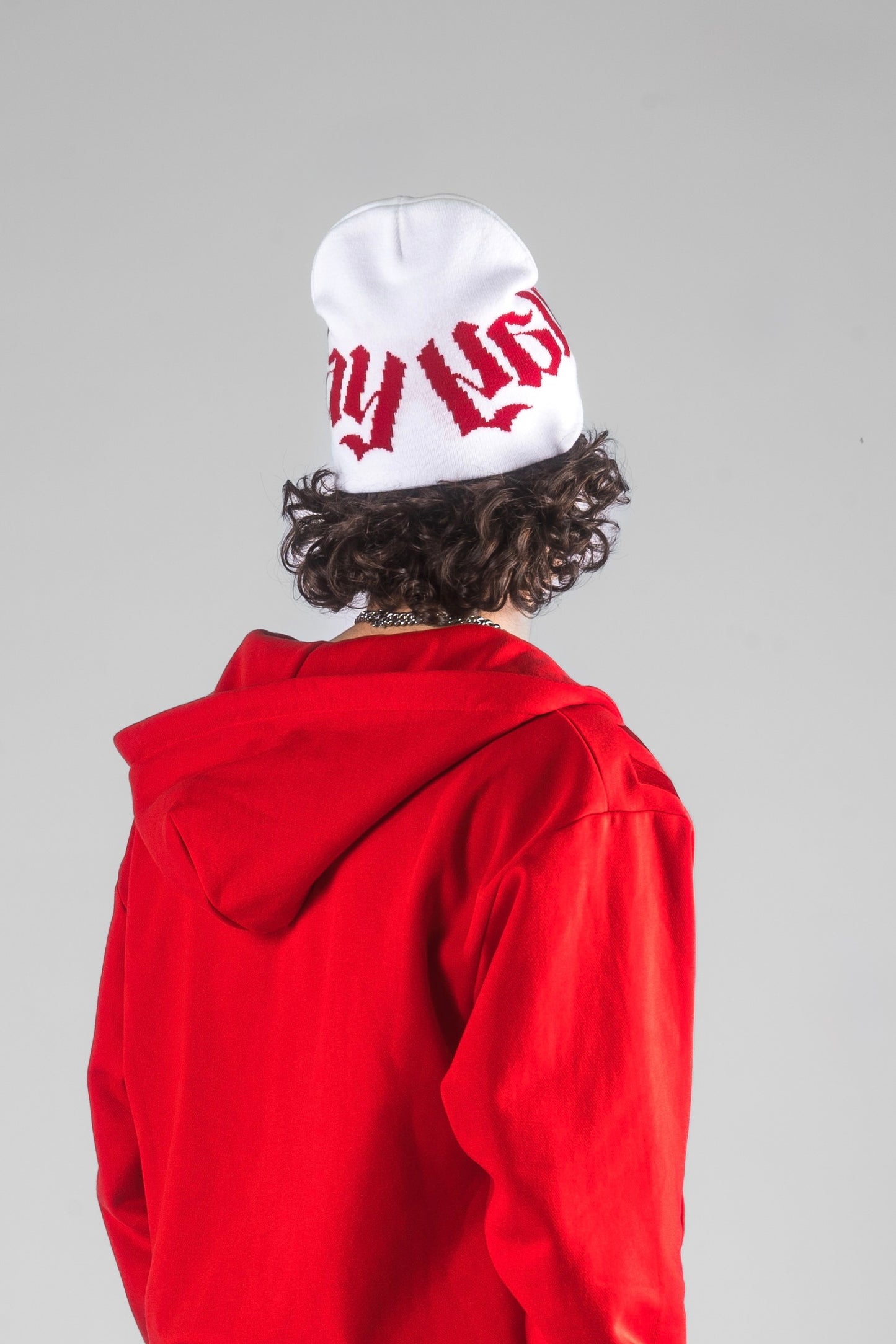 TWILIGHT SKULLCAP (Red/White)