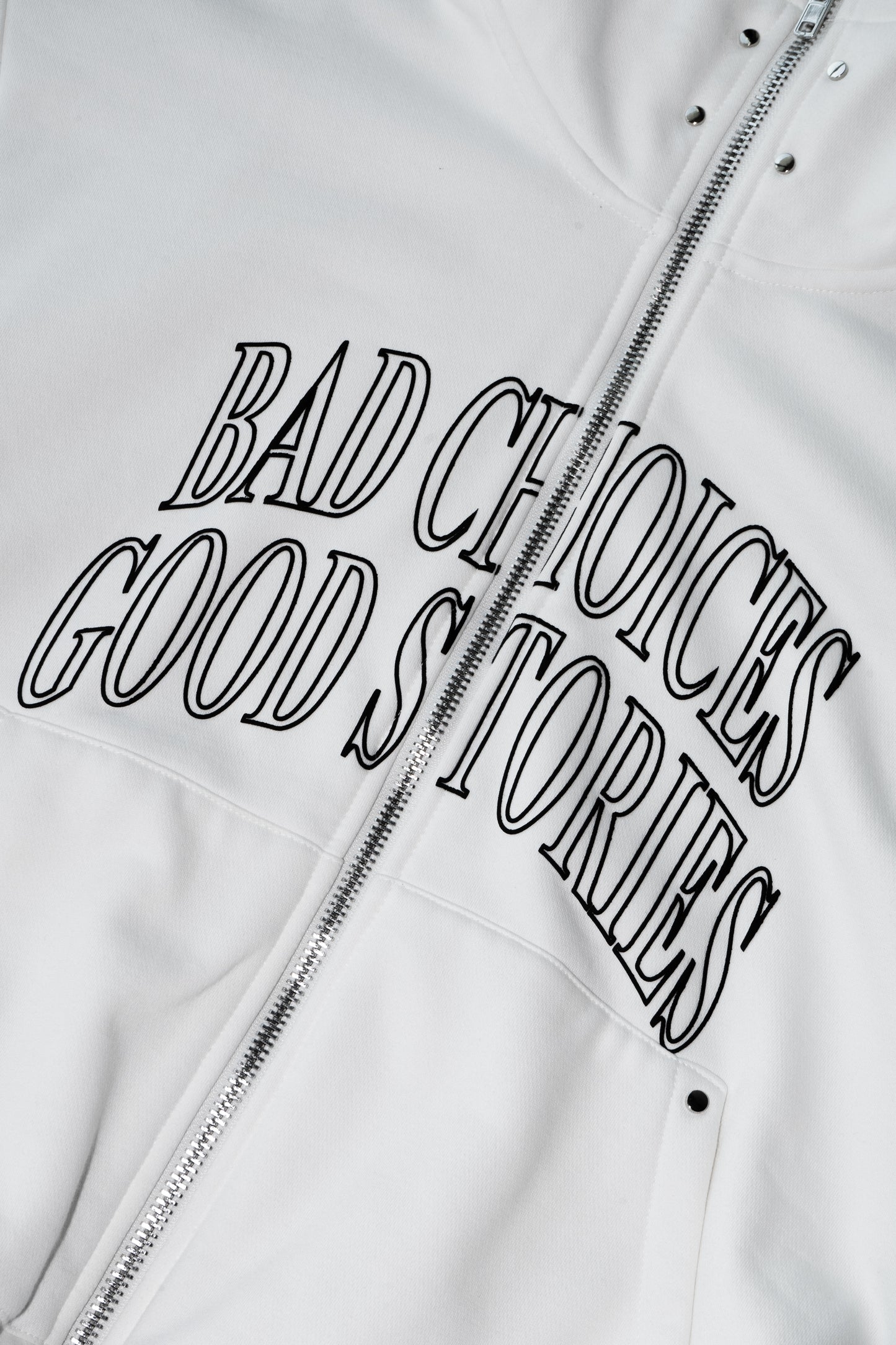 BAD CHOICES GOOD STORIES HOODIE