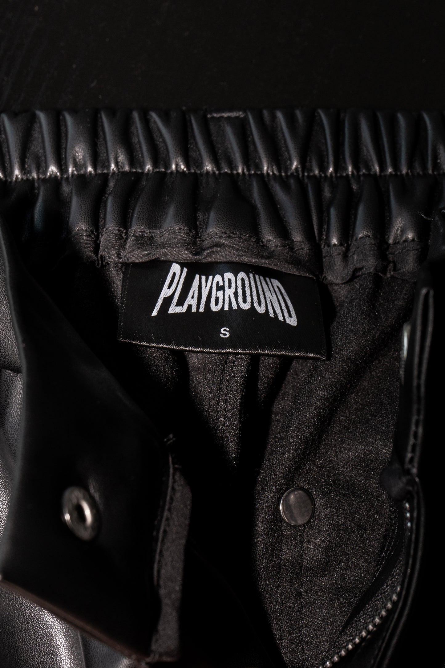 SUNDOWN FAUX LEATHER TROUSERS