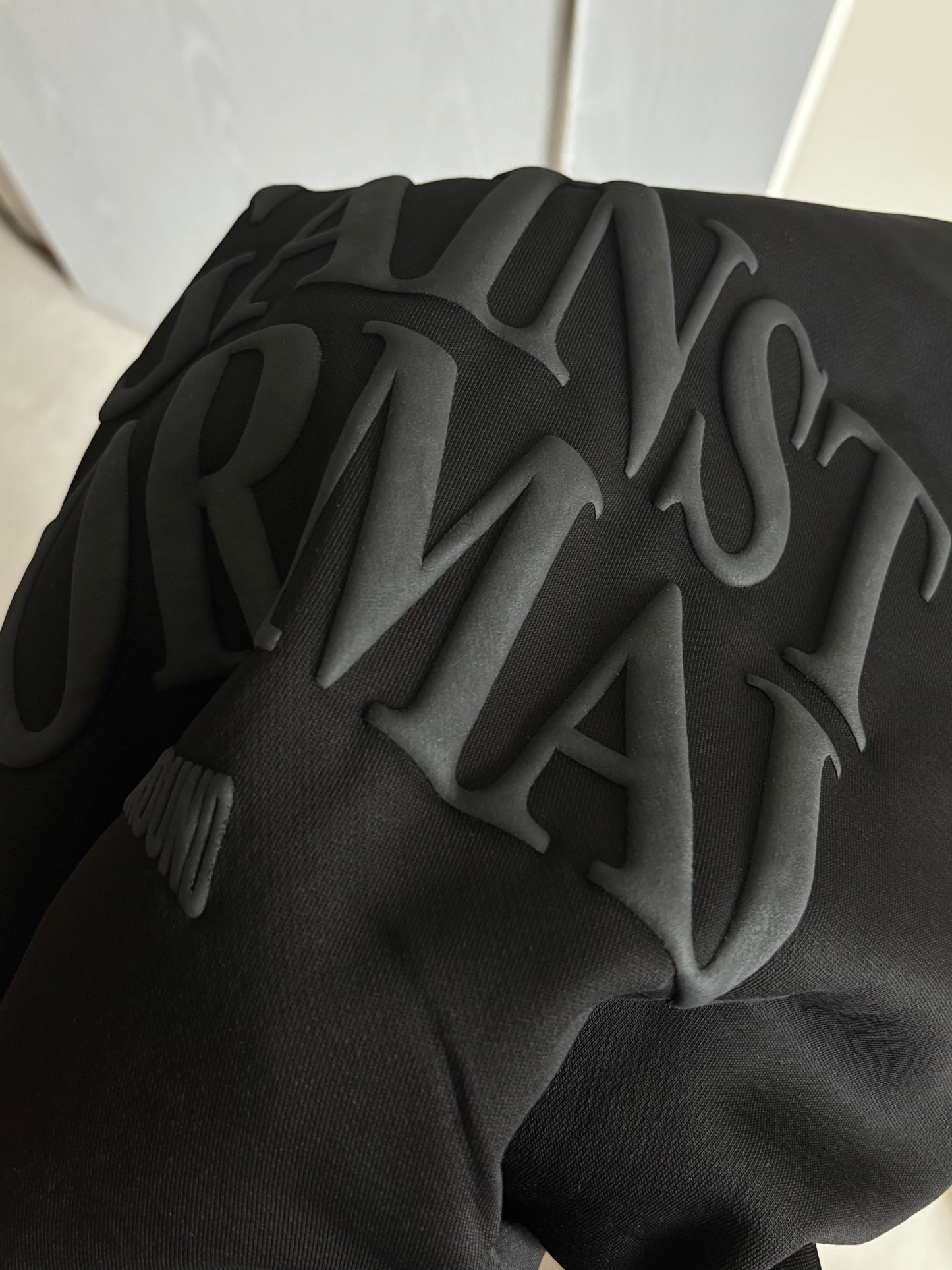AGAINST NORMAL HOODIE (Black)