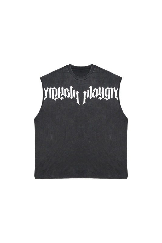 SUNDOWN SLEEVELESS (Washed Black)