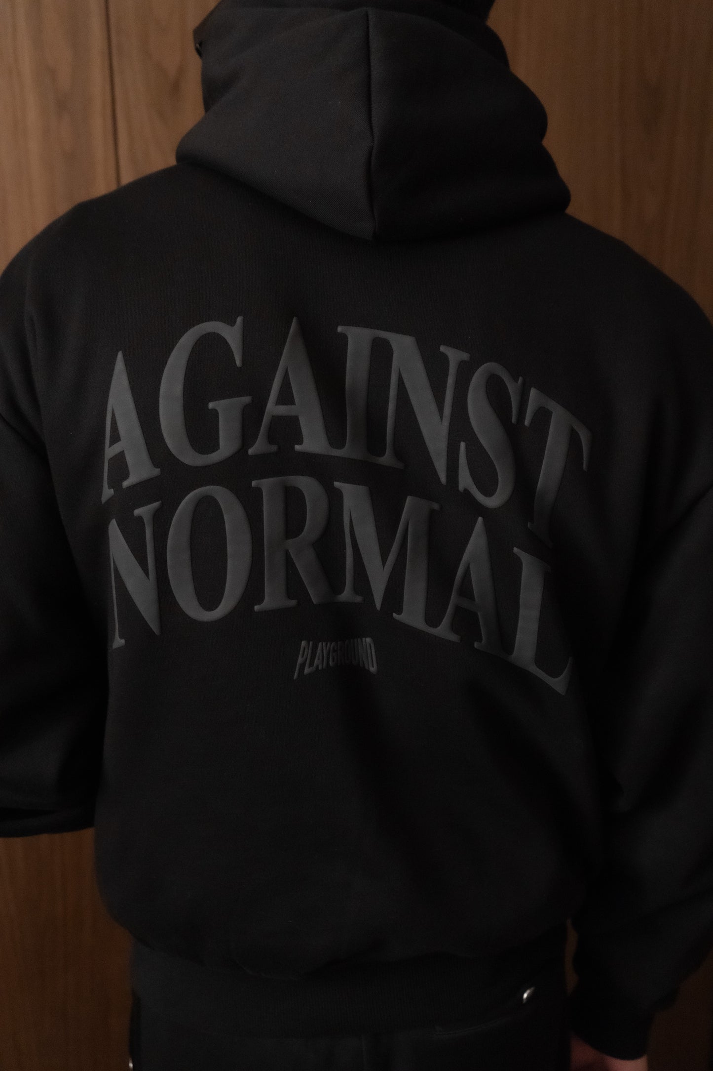Against Normal Hoodie (Black)