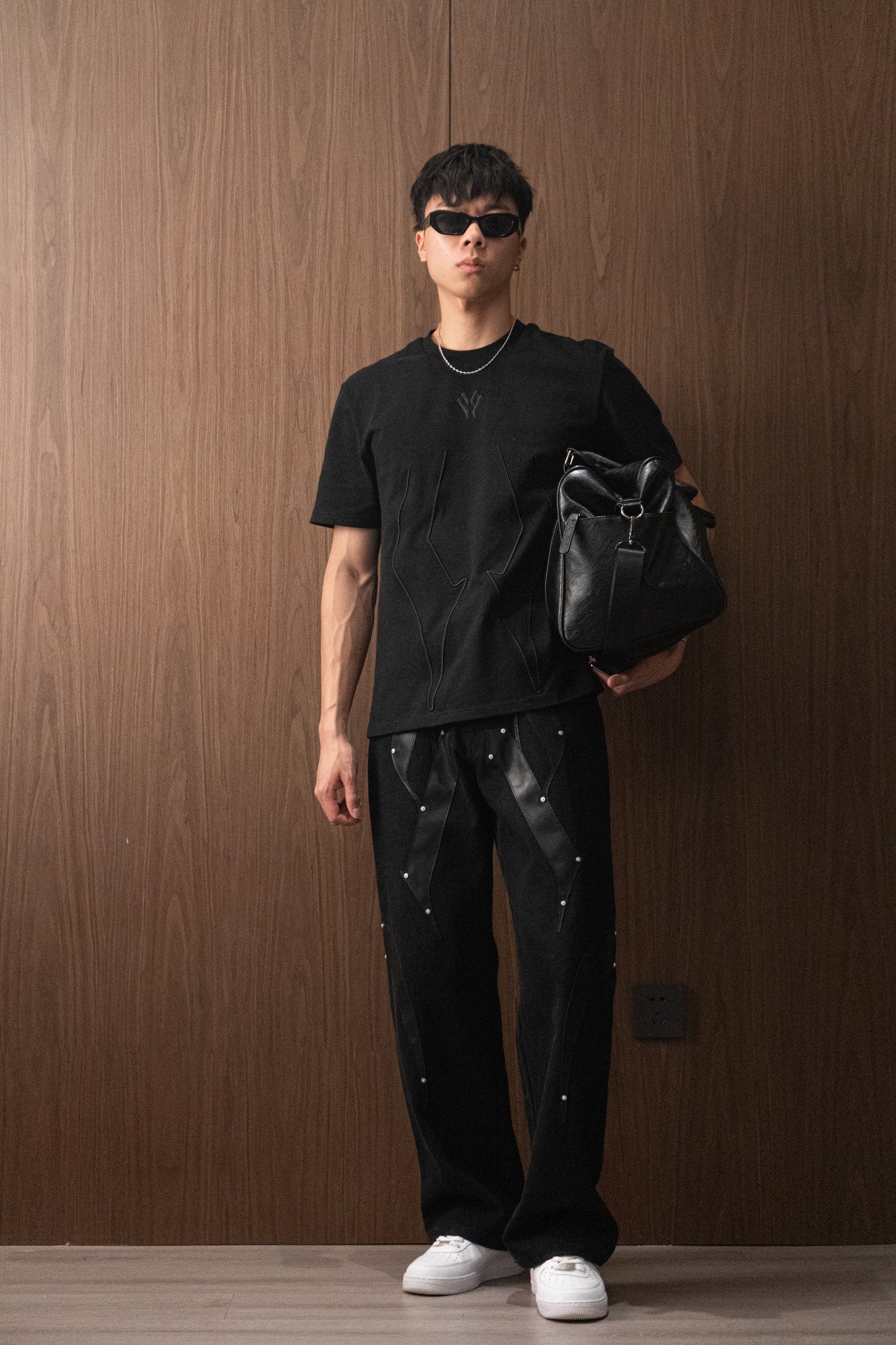 Sundown Faux Leather Denim