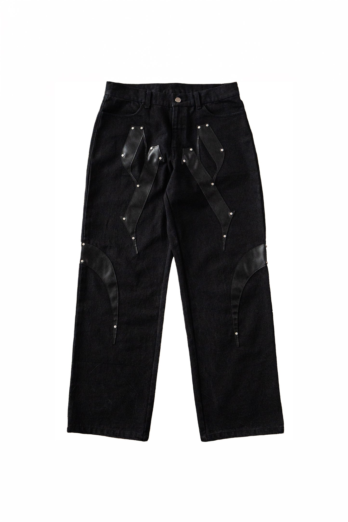 Sundown Faux Leather Denim