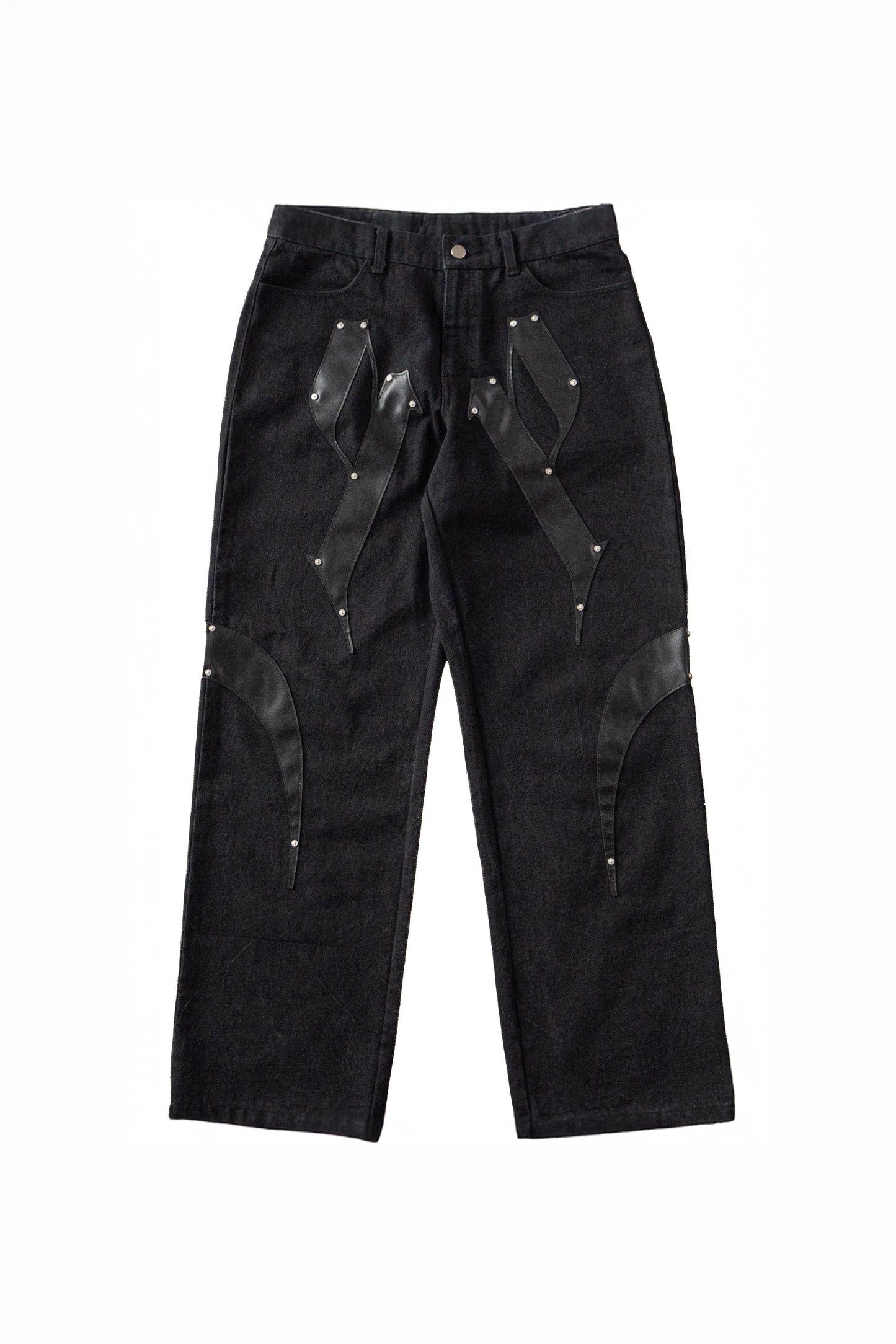 Sundown Faux Leather Denim