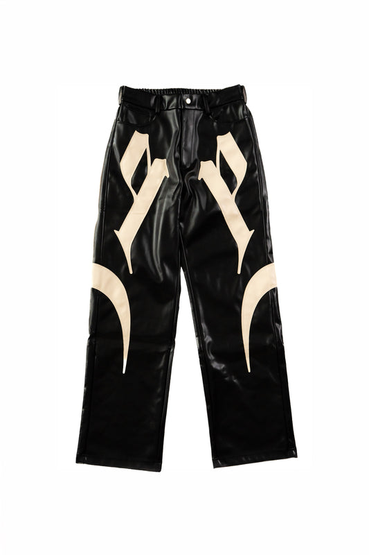 Sundown Faux Leather Trousers