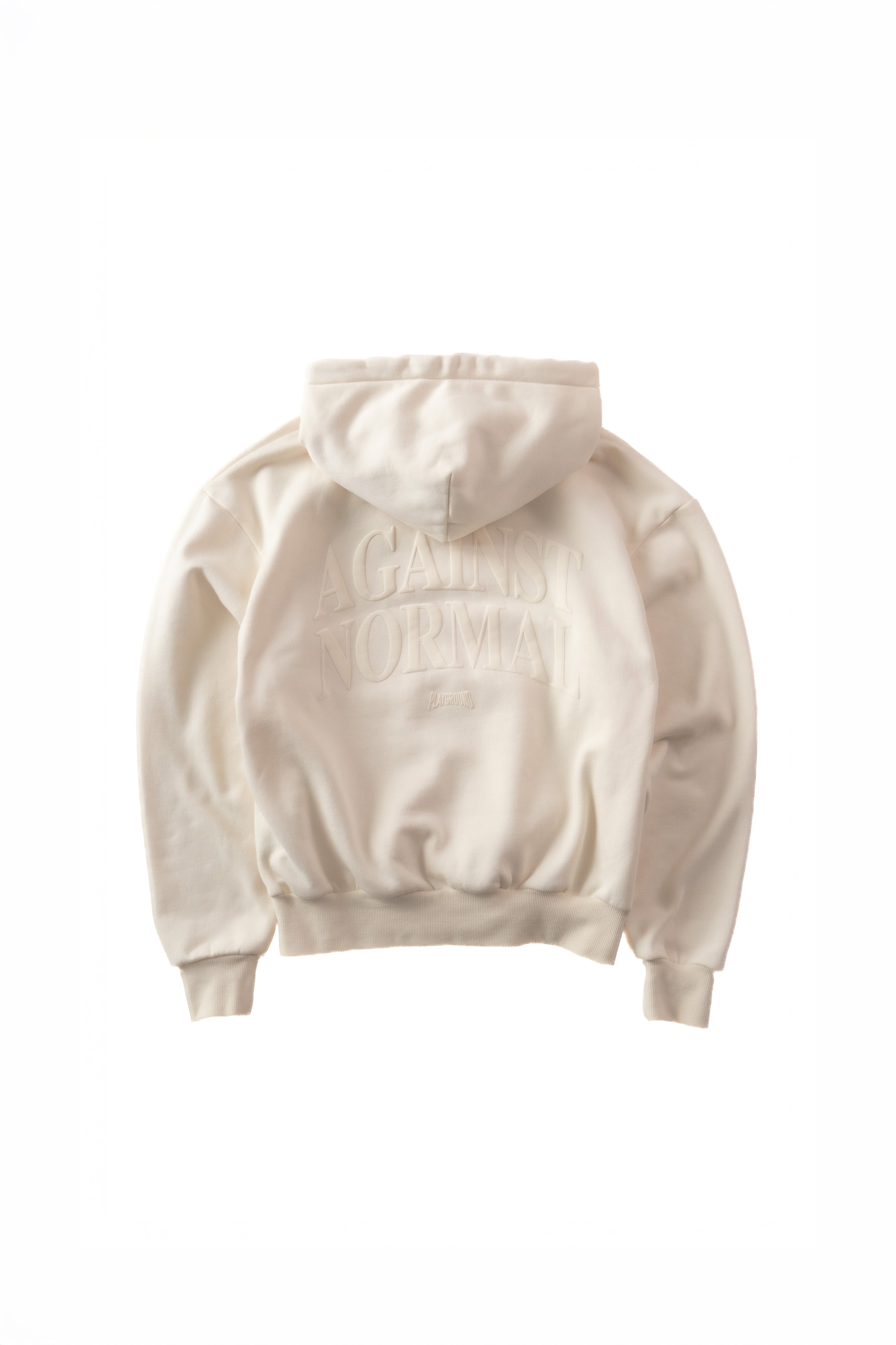 Against Normal Hoodie (Off-White) – PLAYGROUND