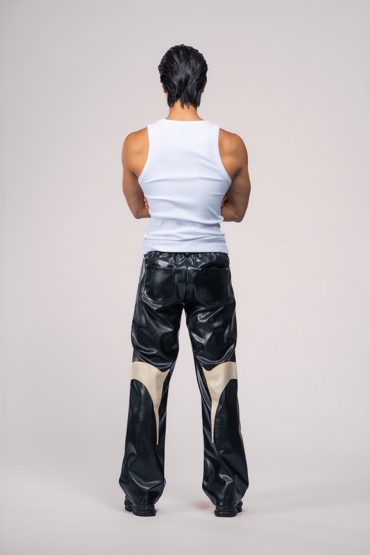 Sundown Faux Leather Trousers