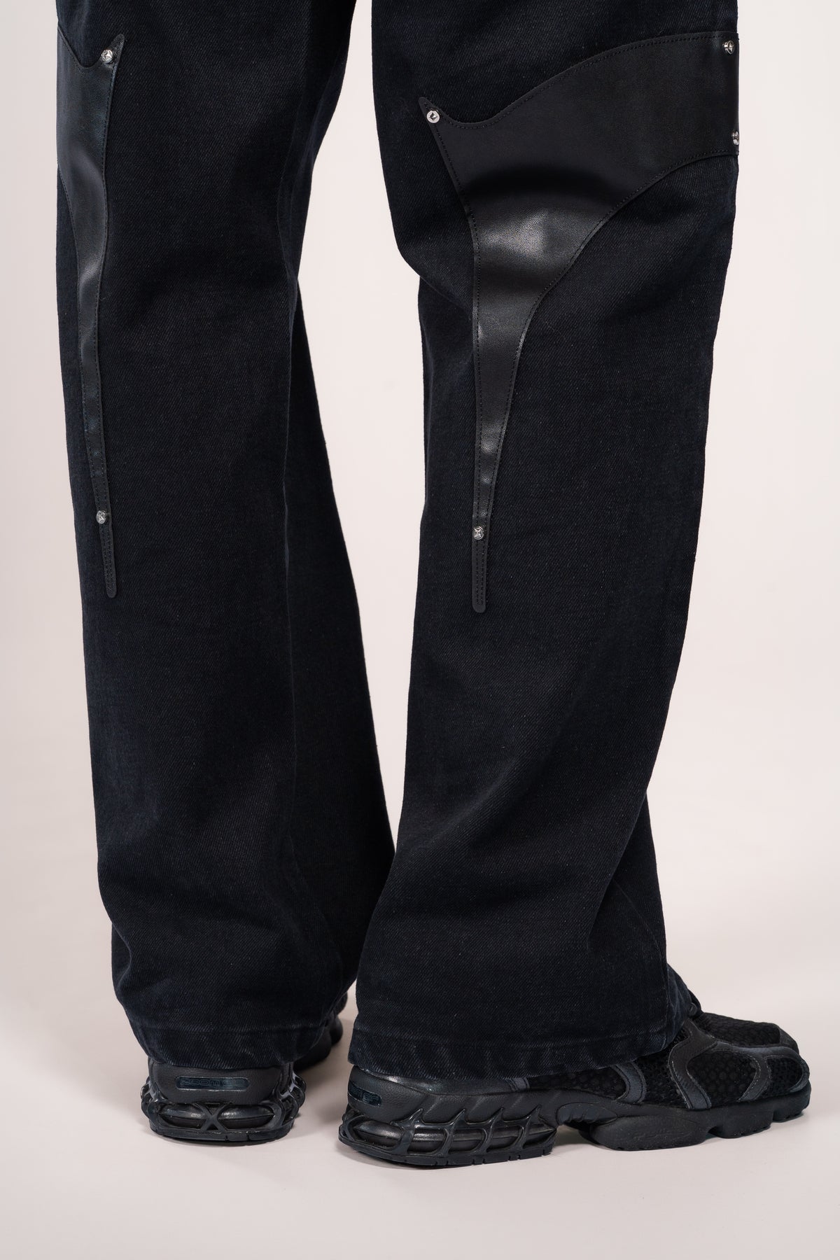 Sundown Faux Leather Denim