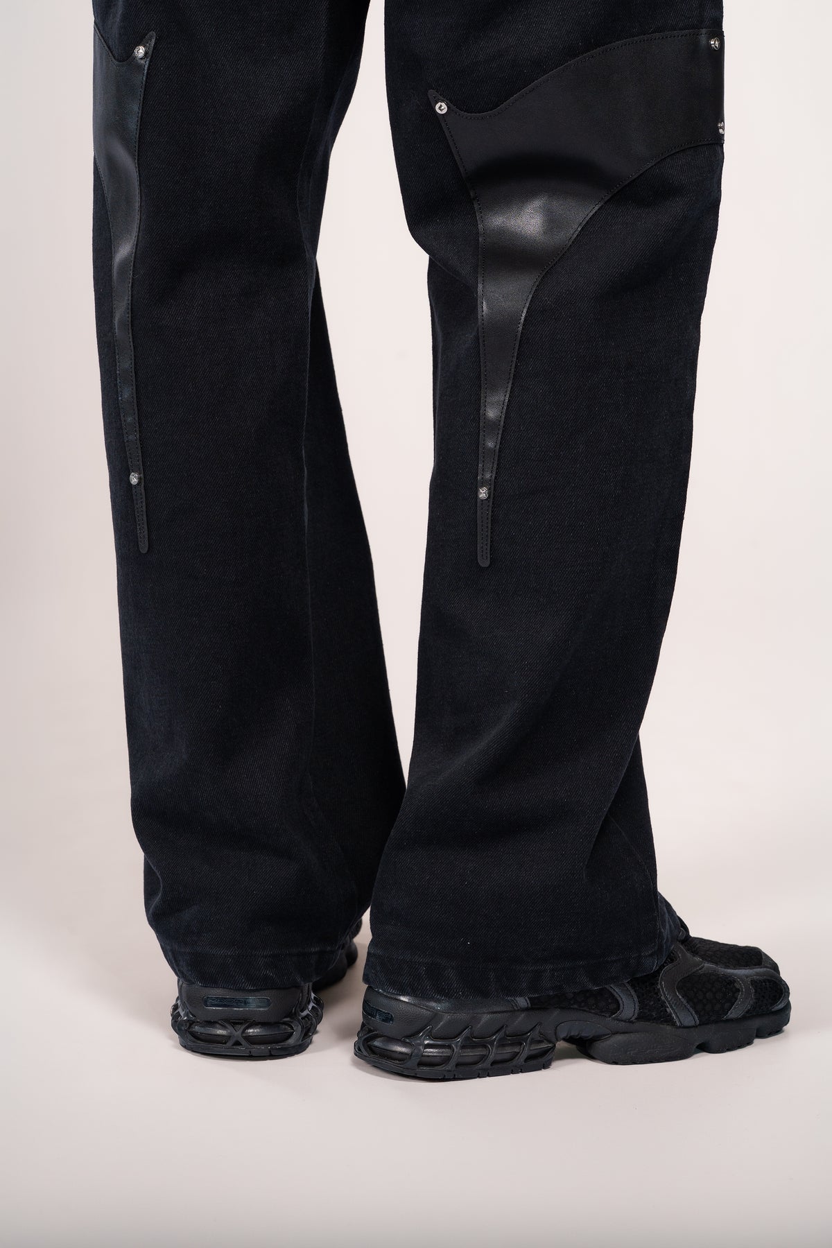 Sundown Faux Leather Denim