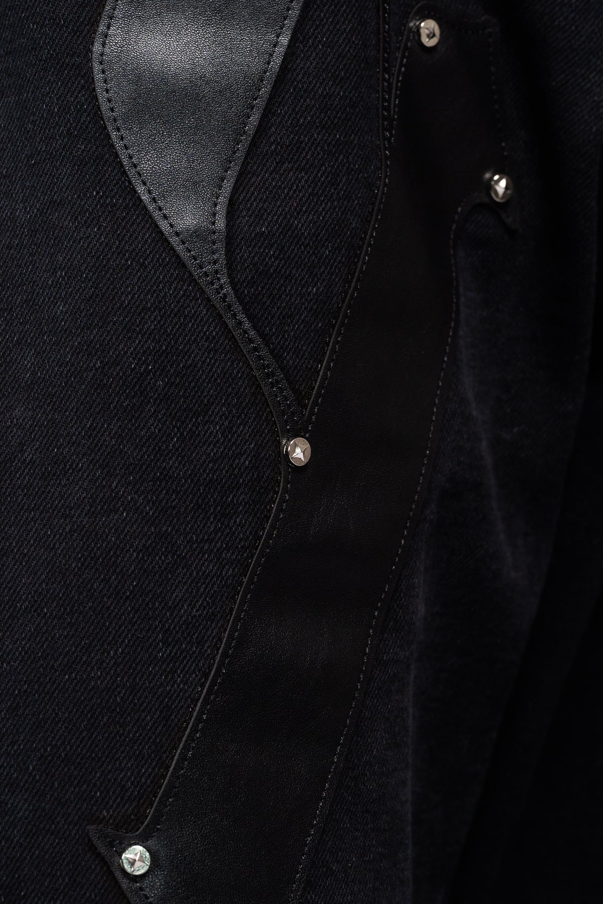 Sundown Faux Leather Denim