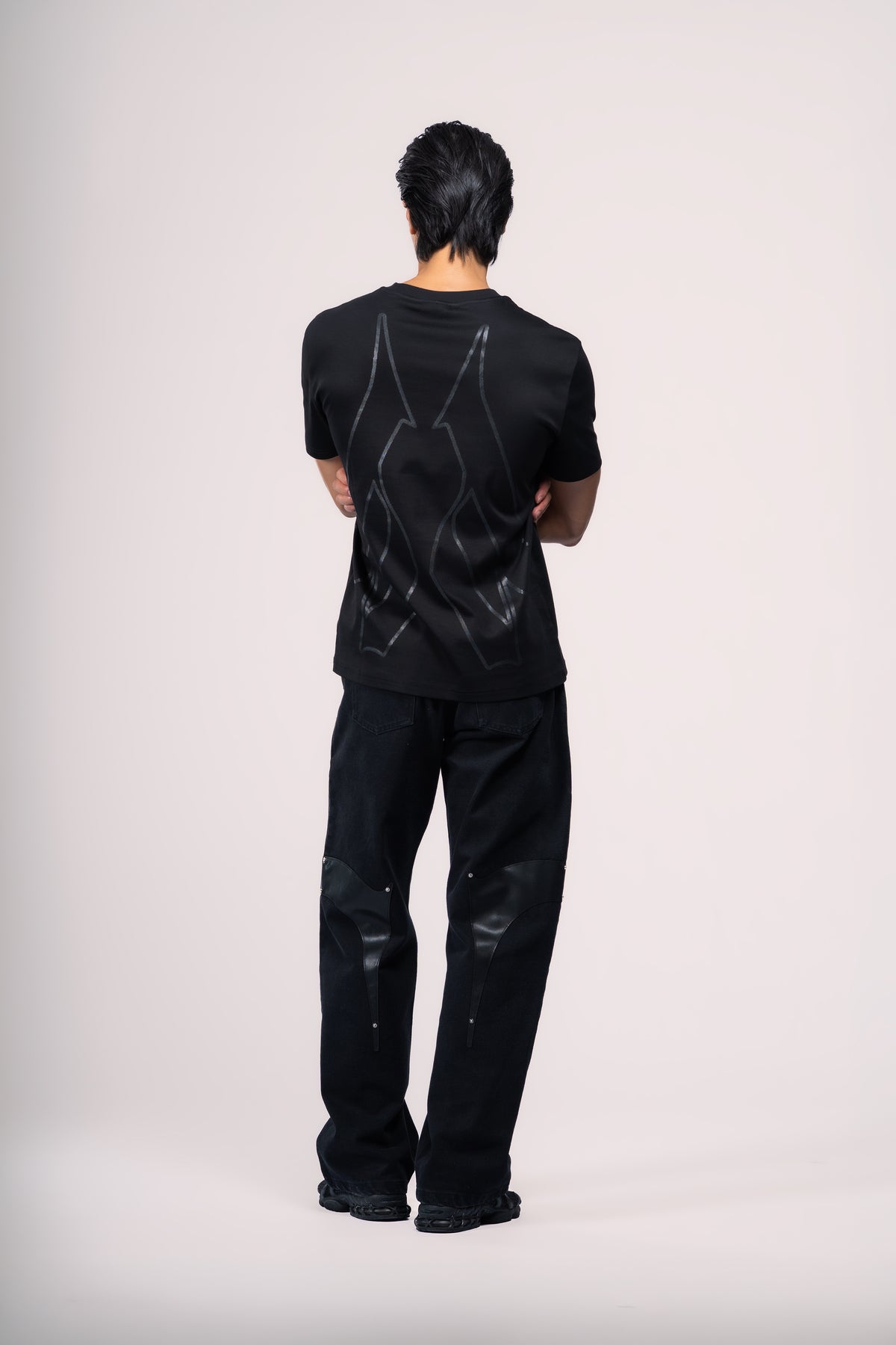 Sundown Faux Leather Denim